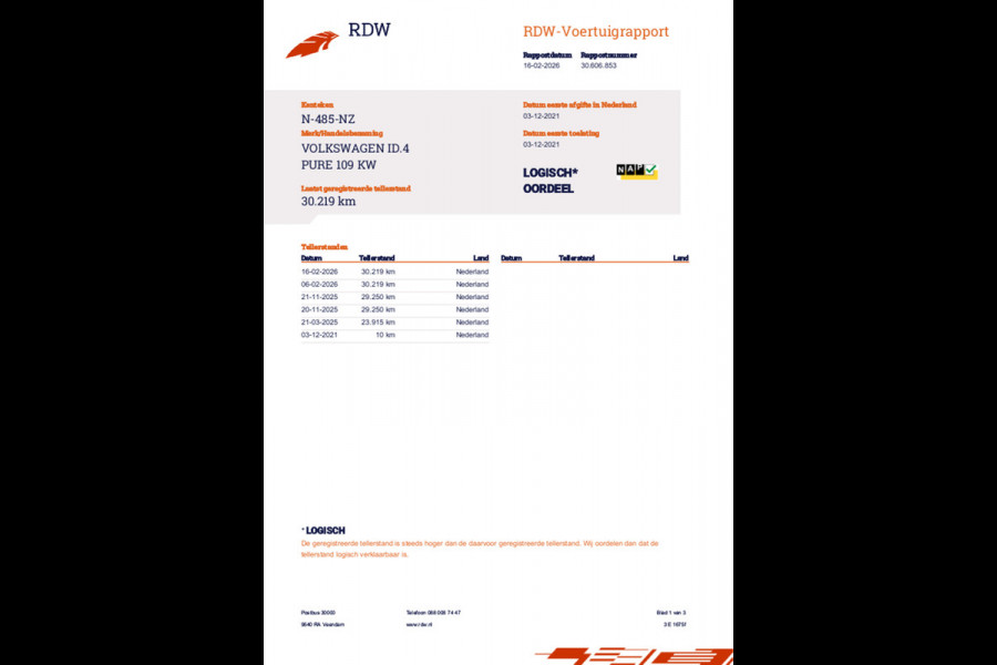 Volkswagen ID.4 Pure 52 kWh | Origineel NL | SOH 90% | Apple/Carplay