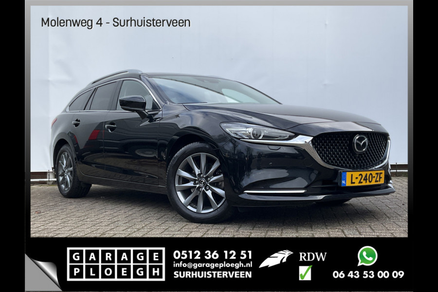 Mazda 6 Sportbreak 2.0 SkyActiv-G 165 Trekhaak Stoel/Stuurverw HUD Adap.Cruise 360Cam Dealer-OH!