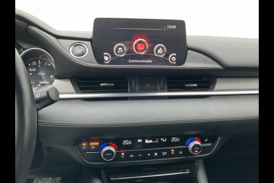Mazda 6 Sportbreak 2.0 SkyActiv-G 165 Trekhaak Stoel/Stuurverw HUD Adap.Cruise 360Cam Dealer-OH!