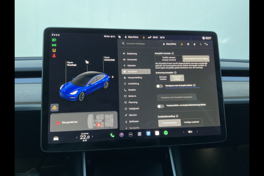 Tesla Model 3 Long Range AWD 75 kWh Autopilot Leer Camera Stoelverw DAB NL-Auto!