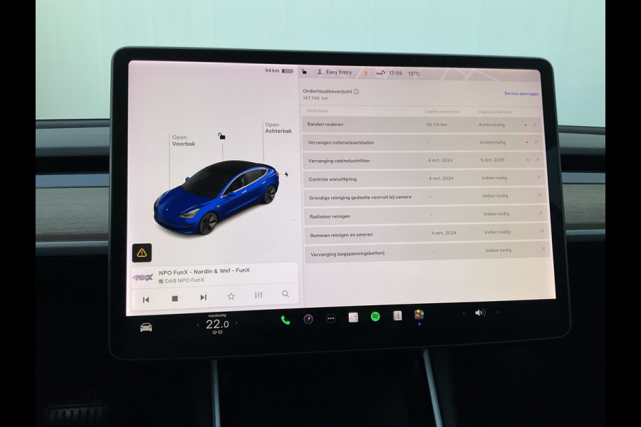 Tesla Model 3 Long Range AWD 75 kWh Autopilot Leer Camera Stoelverw DAB NL-Auto!