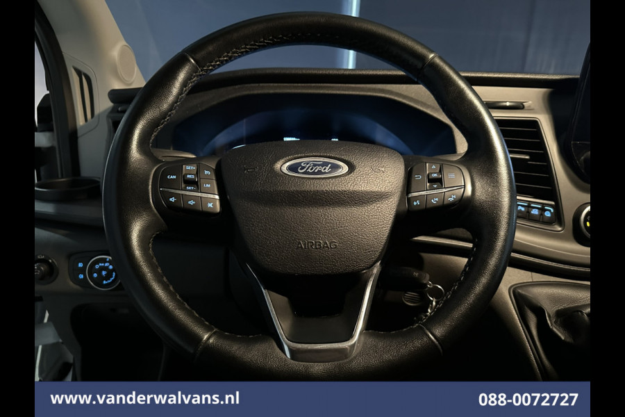 Ford Transit 2.0 TDCI 131pk L3H2 Euro6 Airco | Camera | Navigatie | Apple Carplay | Cruisecontrol | Stoelverwarming Android Auto, Verwarmde voorruit, Parkeersensoren, Bijrijdersbank
