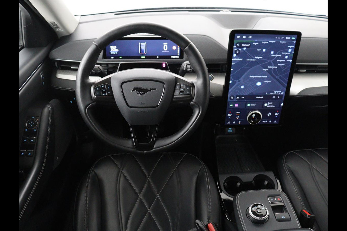 Ford Mustang Mach-E RWD 75kWh | SOH 92% | Leder | 360 Camera | Stoelverwarming | Adaptive cruise | B&O Sound | Stuurverwarming | Carplay | Navigatie | Park Assist | Full LED