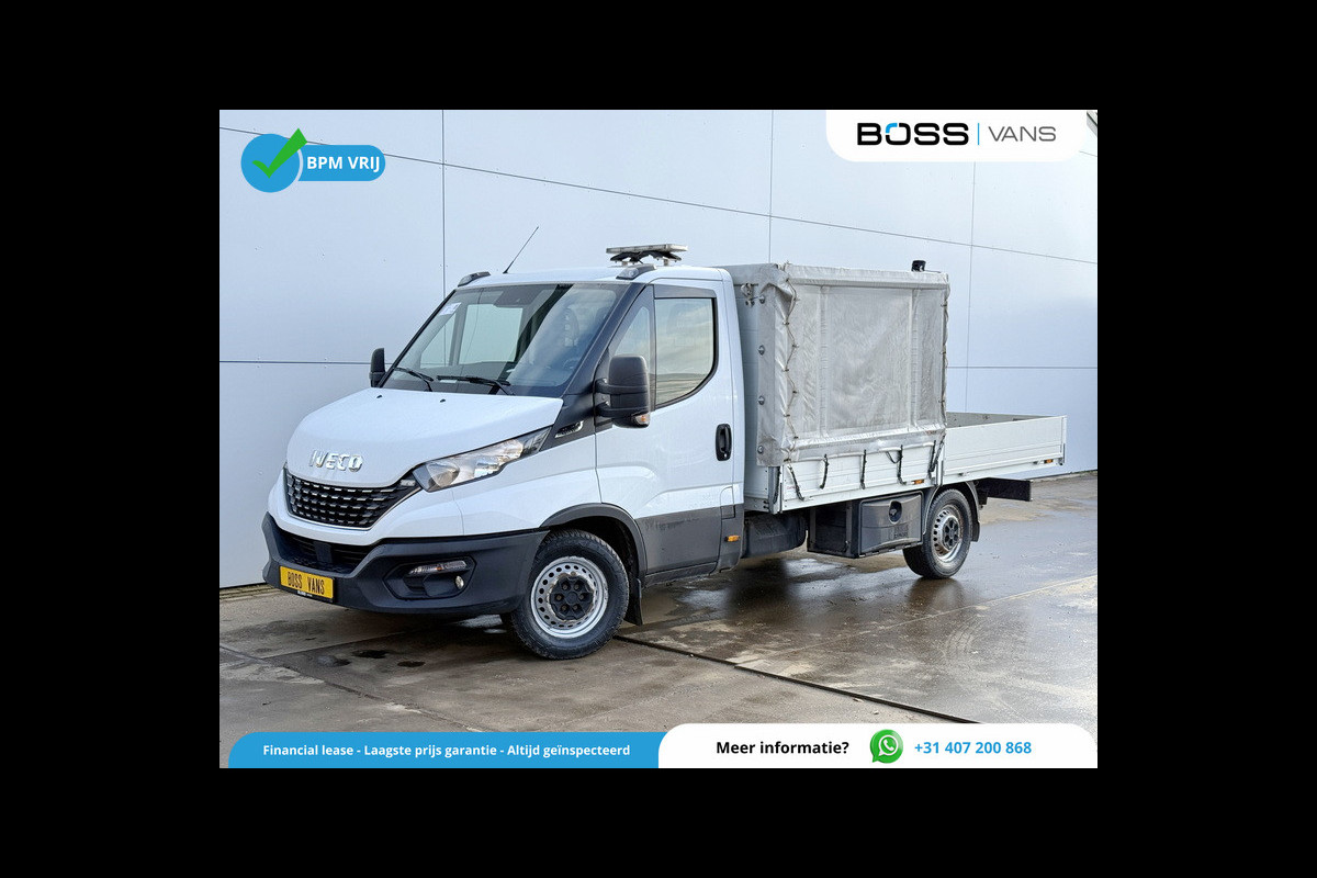 Iveco Daily 35S16 2.3 Automaat Open Laadbak Airco Adaptieve Cruise Control Standkachel 3.5t Trekhaak Navigatie Camera Pickup Pritische