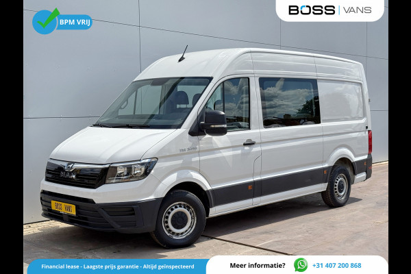 MAN TGE 3.140 2.0 TDI L3H3 Dubbele Cabine 7 Stoelen Mixto DoKa Airco Cruise Control Trekhaak Carplay Navigatie