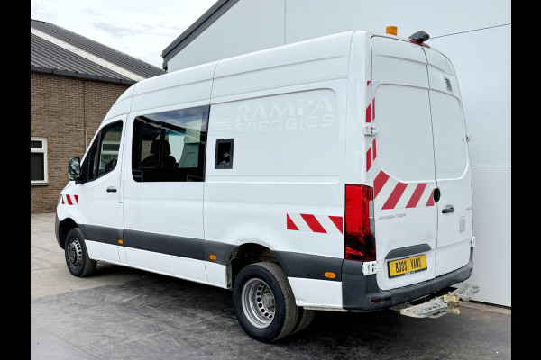 Mercedes-Benz Sprinter 514 2.2 CDI L2H2 Dubbele Cabine DoKa Mixto Dubbellucht Brandstoftank Climate Control Cruise Control Carplay Trekhaak Camera