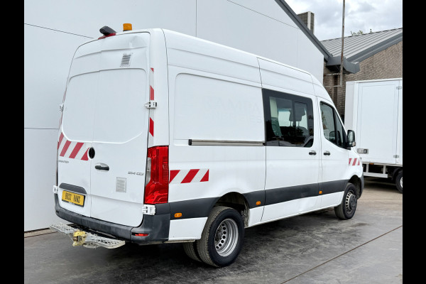 Mercedes-Benz Sprinter 514 2.2 CDI L2H2 Dubbele Cabine DoKa Mixto Dubbellucht Brandstoftank Climate Control Cruise Control Carplay Trekhaak Camera