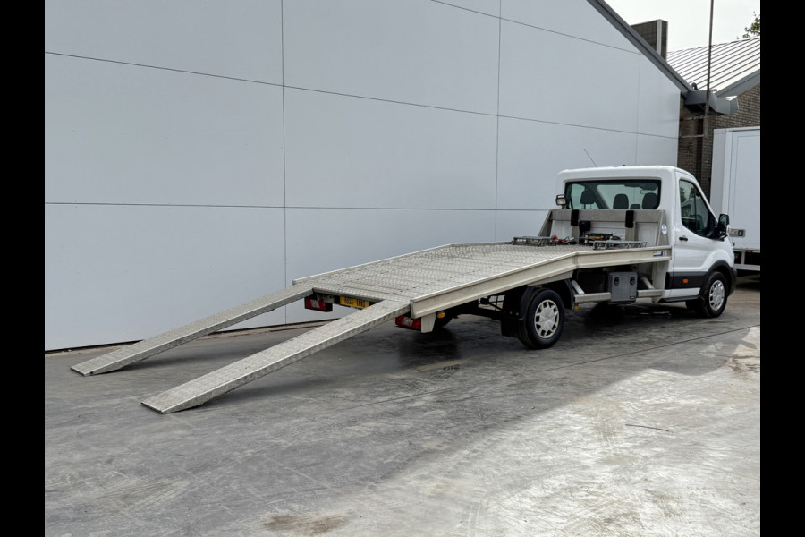 Ford Transit 350 2.0 TDCI 130PK Autotransporter Ambulance Abschleppwagen Winde Oprijwagen Lier Airco Cruise Control
