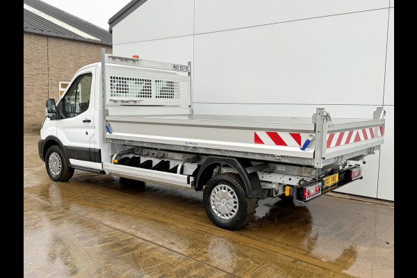 Ford E-Transit 68 KWH Kipper Elektrisch  334KM WLTP Snelladen Tipper Benne Climate Control Cruise Control Apple Carplay Stoelverwarming Navigatie Camera