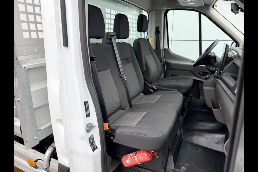 Ford E-Transit 68 KWH Kipper Elektrisch  334KM WLTP Snelladen Tipper Benne Climate Control Cruise Control Apple Carplay Stoelverwarming Navigatie Camera
