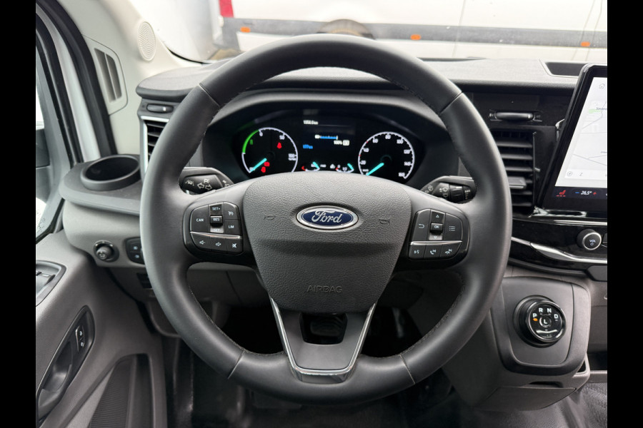 Ford E-Transit 68 KWH Kipper Elektrisch  334KM WLTP Snelladen Tipper Benne Climate Control Cruise Control Apple Carplay Stoelverwarming Navigatie Camera