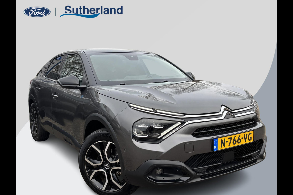 Citroën Ë-C4 Shine 50 kWh 136pk Adaptieve Cruise | Head up Display | Open dak | Navigatie | Climate control | Achteruitrijcamera