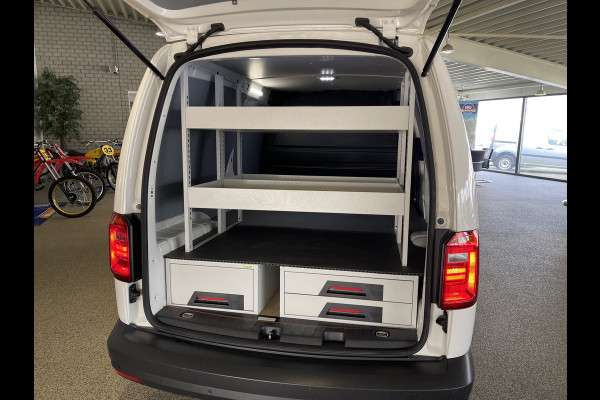 Volkswagen Caddy 2.0 TDI 102pk L2H1 BMT Maxi Comfortline / vaste prijs rijklaar € 13.950 ex btw / lease vanaf € 235 / airco / cruise / pdc achter / omvormer / ingerichte laadruimte !