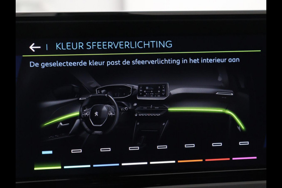 Peugeot e-2008 EV GT Pack 50 kWh | 3 Fase | Panoramadak | Stoelverwarming | Adaptive cruise | Leder | Carplay | Keyless | Camera | Full LED | Navigatie | Climate control | Dodehoek detectie