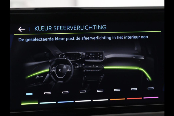 Peugeot e-2008 EV GT Pack 50 kWh | 3 Fase | Panoramadak | Stoelverwarming | Adaptive cruise | Leder | Carplay | Keyless | Camera | Full LED | Navigatie | Climate control | Dodehoek detectie