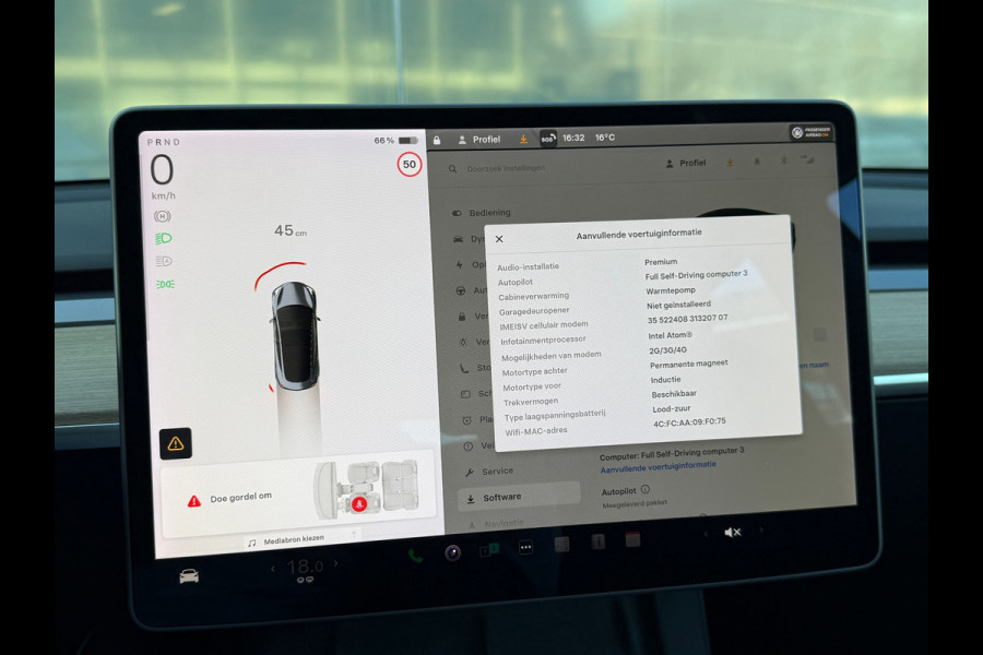 Tesla Model 3 Long Range AWD 75 kWh 92% SOH 19INCH Trekhaak Dual Motor