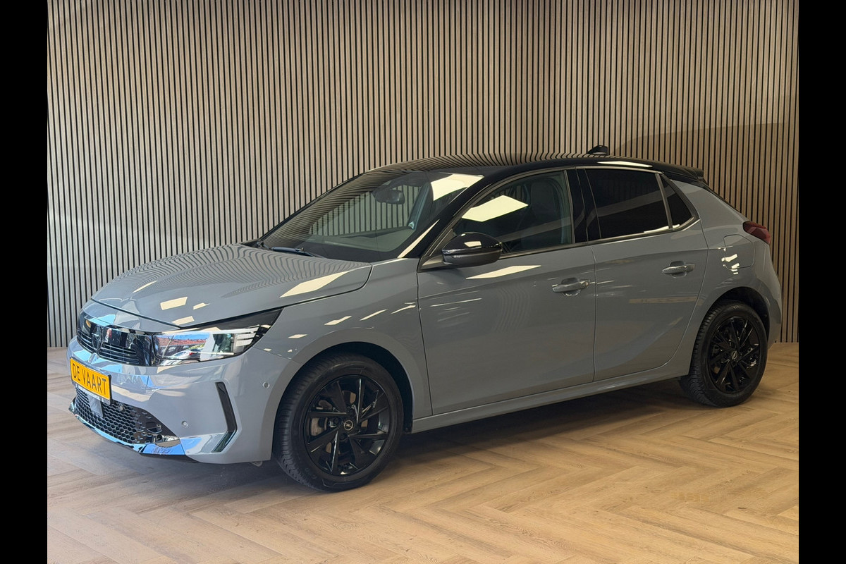 Opel Corsa 1.2 TURBO GS 360 CAMERA PDC VOOR EN ACHTER NAVI STOELVERWARMING STUURVERWARMING DODEHOEKBEWAKING LANE ASSIST