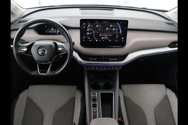 Škoda ENYAQ iV 60 | SOH 91% | Trekhaak | Stoelverwarming | Camera | Sportstuur | Carplay | Navigatie | Cruise control | Full LED | Half leder | DAB | Parkeerhulp | Sfeerverlichting | Climate control