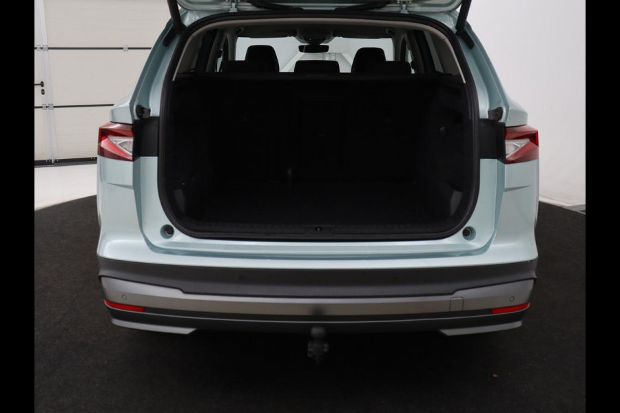 Škoda ENYAQ iV 60 | SOH 91% | Trekhaak | Stoelverwarming | Camera | Sportstuur | Carplay | Navigatie | Cruise control | Full LED | Half leder | DAB | Parkeerhulp | Sfeerverlichting | Climate control