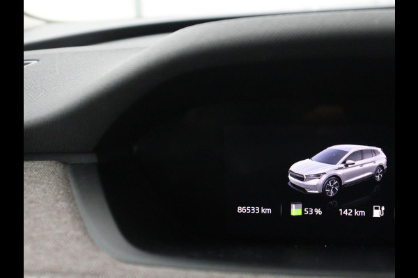 Škoda ENYAQ iV 60 | SOH 91% | Trekhaak | Stoelverwarming | Camera | Sportstuur | Carplay | Navigatie | Cruise control | Full LED | Half leder | DAB | Parkeerhulp | Sfeerverlichting | Climate control
