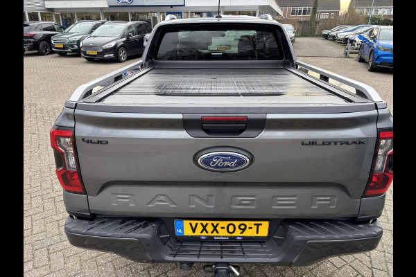 Ford Ranger 2.0 Super Cab EcoBlue Wildtrak | SCI | 204pk Automaat | Trekhaak | Lederen Bekleding | Rollertop | 3.500kg Trekgewicht | Adaptieve Cruise