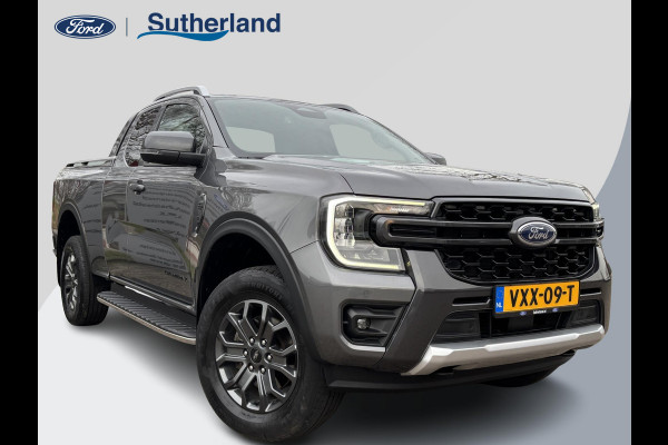 Ford Ranger 2.0 Super Cab EcoBlue Wildtrak 204pk Automaat | Trekhaak | Lederen Bekleding | Rollertop | 3.500kg Trekgewicht | Adaptieve Cruise