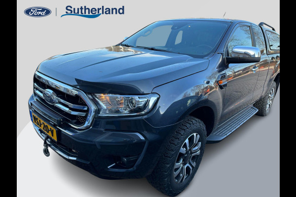 Ford Ranger 2.0 EcoBlue XLT Super Cab 170pk Automaat | Trekhaak | Hardtop Laadruimte | Achteruitrijcamera | 3.500kg Trekgewicht | Stoelverwarming | Dealer onderhouden