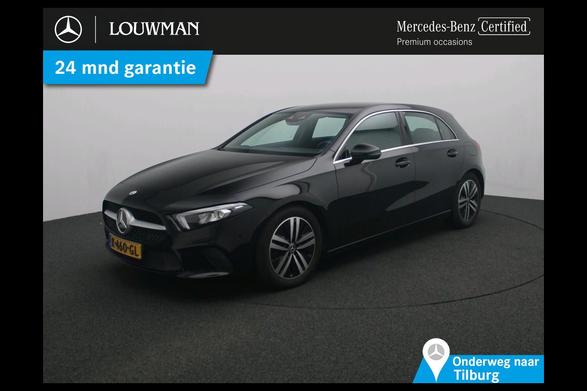 Mercedes-Benz A-Klasse 160 Business Solution Luxury Ledkoplampeb | MBUX augmented reality voor navigatie | Sfeerverlichting | Stoelverwarming voor | Achteruitrijcamera. Inclusief 24 maanden Mercedes-Benz Certified garantie voor Europa.