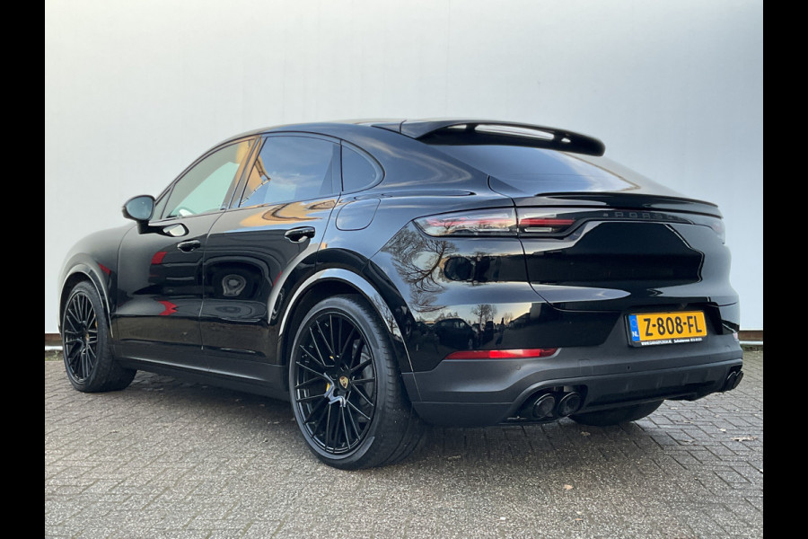 Porsche Cayenne Coupé 3.0 E-Hybrid PHEV 360° Pano SportChrono Luchtvering Bose Carplay Leer Memory UITSTRALING!