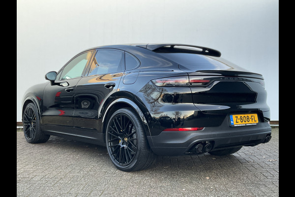 Porsche Cayenne Coupé 3.0 E-Hybrid PHEV 360° Pano SportChrono Luchtvering Bose Carplay Leer Memory UITSTRALING!