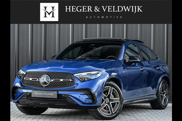 Mercedes-Benz GLC Coupé 300e 4MATIC AMG Line Panoramadak | Luchtvering | Distronic | Ambient verlichting plus | Achterasbesturing | Multicontourstoelen | 360 Camera | Digital Light |