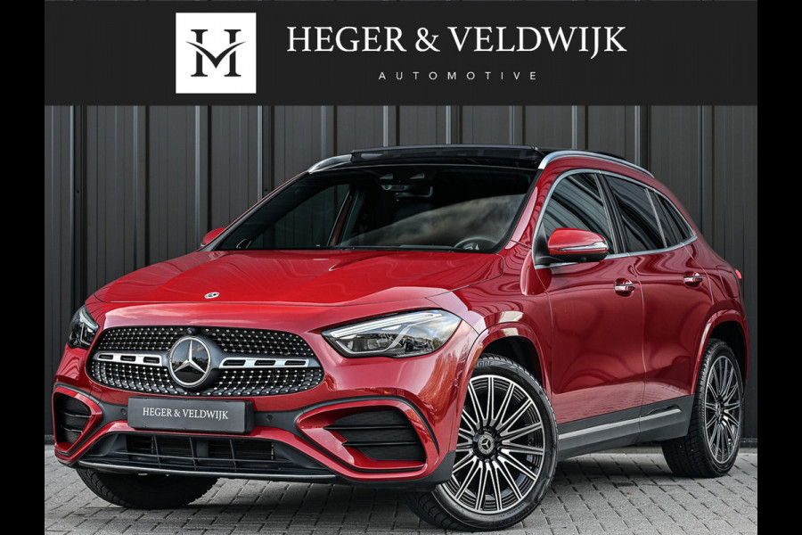 Mercedes-Benz GLA 250 e AMG Line Facelift | Panoramadak | Elektr. verst. stoelen met geheugen | Ambient verlichting | 20 inch | Burmester audio