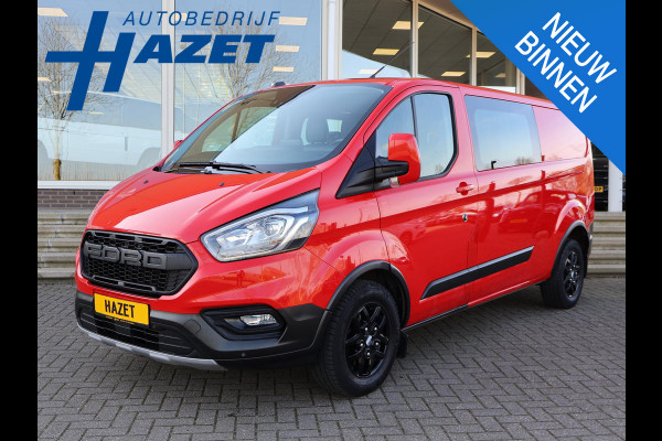 Ford Transit Custom 320 2.0 TDCI 130 PK TRAIL DUBBEL CABINE L2H1 6-PERS. + LEDER | RAPTOR GRILLE | CARPLAY | CAMERA | LMV