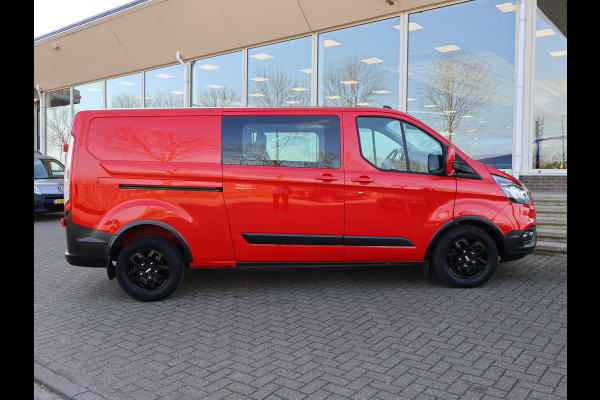 Ford Transit Custom 320 2.0 TDCI 130 PK TRAIL DUBBEL CABINE L2H1 6-PERS. + LEDER | RAPTOR GRILLE | CARPLAY | CAMERA | LMV