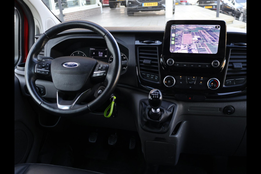 Ford Transit Custom 320 2.0 TDCI 130 PK TRAIL DUBBEL CABINE L2H1 6-PERS. + LEDER | RAPTOR GRILLE | CARPLAY | CAMERA | LMV