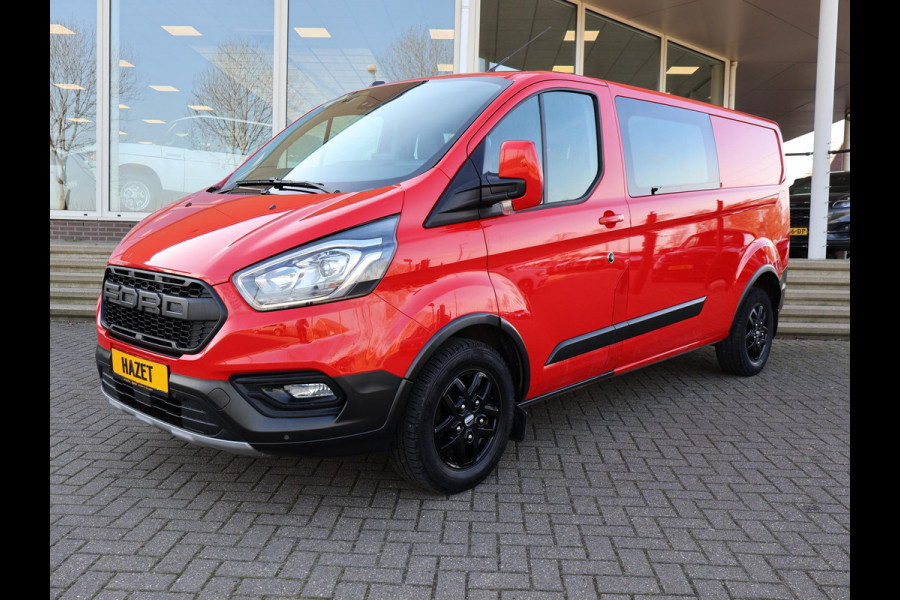 Ford Transit Custom 320 2.0 TDCI 130 PK TRAIL DUBBEL CABINE L2H1 6-PERS. + LEDER | RAPTOR GRILLE | CARPLAY | CAMERA | LMV