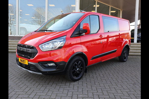 Ford Transit Custom 320 2.0 TDCI 130 PK TRAIL DUBBEL CABINE L2H1 6-PERS. + LEDER | RAPTOR GRILLE | CARPLAY | CAMERA | LMV