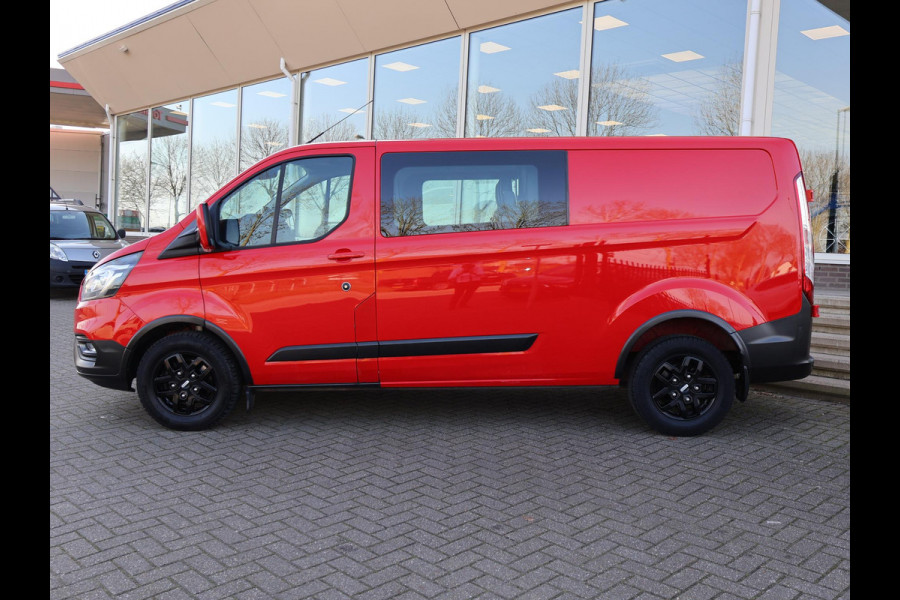 Ford Transit Custom 320 2.0 TDCI 130 PK TRAIL DUBBEL CABINE L2H1 6-PERS. + LEDER | RAPTOR GRILLE | CARPLAY | CAMERA | LMV