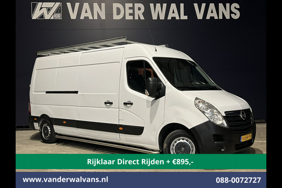 Opel Movano 2.3 CDTI L3H2 Euro6 *Rijklaar Direct Rijden* Airco | Imperiaal | 2500kg Trekhaak | Cruisecontrol | Parkeersensoren Sidebars, Bijrijdersbank