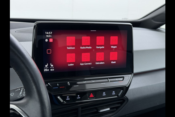 Volkswagen ID.3 First Max 62kWh Pano-Dak Adap.Cruise Camera Elek.Stoelen 20"lm Navi Ergo Active Ecc Keyless Advanced Head-Up Matrix-Led SOH 91% Stuur+Stoelverwarming Led-a-licht dynamisch Apple Carplay/Android Auto Dodehoek detector Dealeronderhouden 1e Eigenaar Origineel Nederlandse Auto