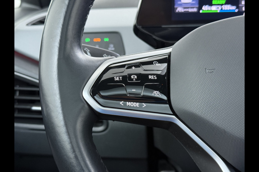 Volkswagen ID.3 First Max 62kWh Pano-Dak Adap.Cruise Camera Elek.Stoelen 20"lm Navi Ergo Active Ecc Keyless Advanced Head-Up Matrix-Led SOH 91% Stuur+Stoelverwarming Led-a-licht dynamisch Apple Carplay/Android Auto Dodehoek detector Dealeronderhouden 1e Eigenaar Origineel Nederlandse Auto