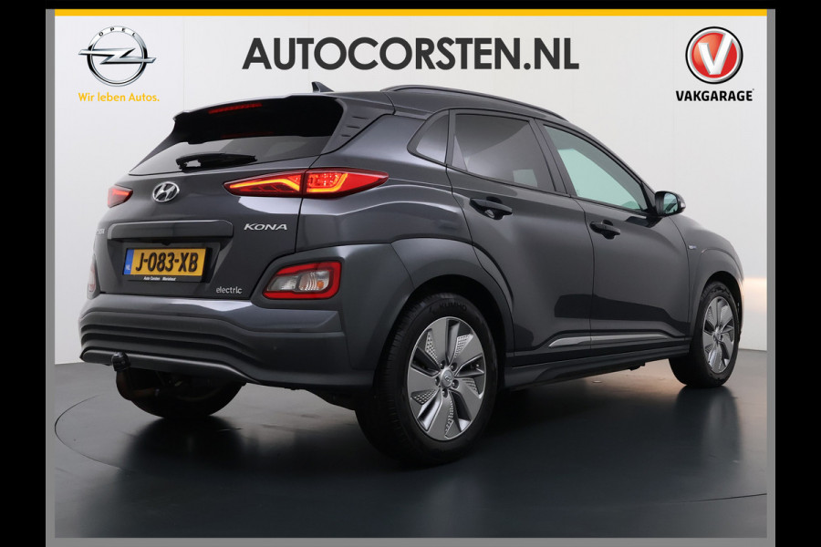 Hyundai Kona EV 64kWh SOH 100% Trekhaak Warmtepomp Navi Camera Ecc Adap.Cruise Head-Up Display Apple Carplay/Android Auto Pdc Fashion Keyless Lane Assist Dodehoek Detector FCA Privacy Glas Regensensor Bluetooth 1e Eigenaar Origineel Nederlandse Auto