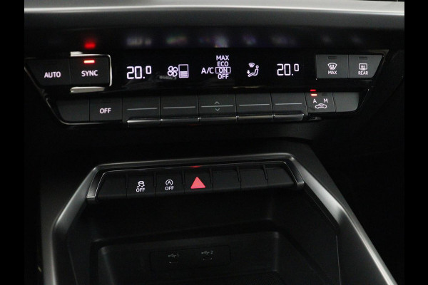 Audi A3 30 TFSI S edition | Sportstoelen | Carplay | Virtual Cockpit | Half leder | Climate control | Full LED | Cruise control | Parkeerhulp | Audi Sound | Getint glas