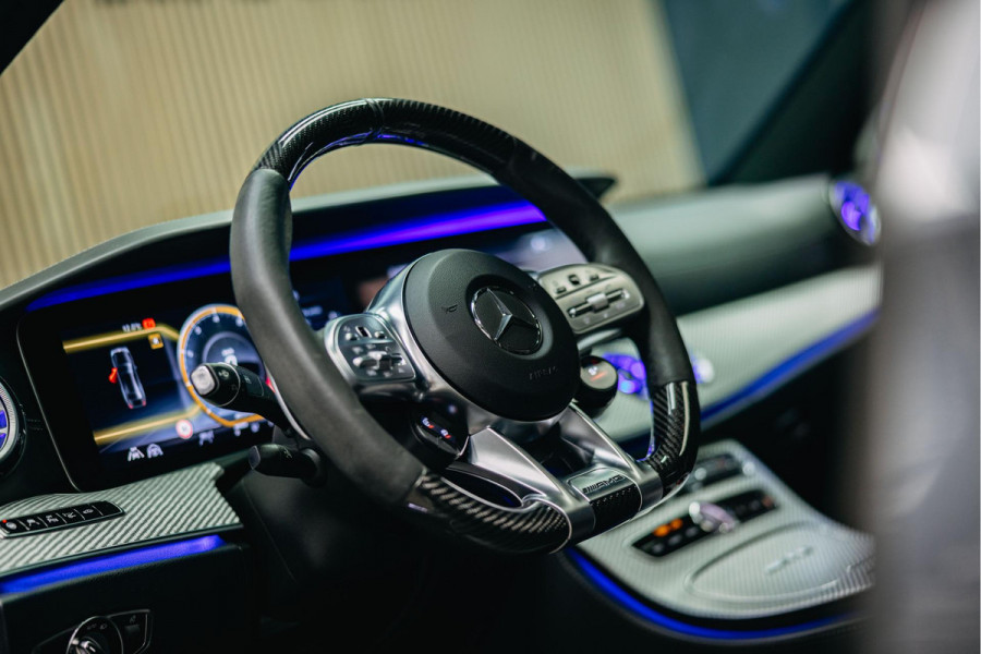 Mercedes-Benz E-Klasse E63s AMG 4MATIC Premium Plus | VOSSEN 21'' | Burmester 3D | Carbon interieur en exterieur| Dealer onderhouden | Sportuitlaat | 360 Camera | Head-Up |