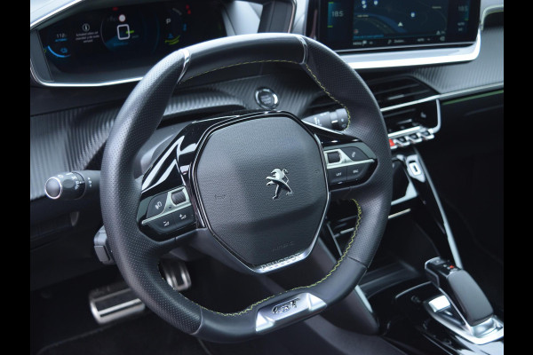 Peugeot e-208 EV GT Pack 50 kWh SOH 95% | PANORAMADAK | CAMERA MET SENSOREN | E.C.C. | STOELVERWARMING |