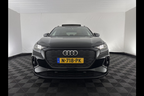 Audi Q4 e-tron 40 S-Line Launch-edition Competition 77 kWh [ 3-Fase-11kW ] {SOH-90%} (INCL-BTW) Aut. *HEATPUMP | PANO | LEATHER | MATRIX-LED | AUDI-SOUND | ADAPTIVE-CRUISE | HEATED-SPORTSEATS | AMBIENTLIGHT | DIGI-COCKPIT | CAMERA | KEYLESS | DAB+ | 20''ALU*