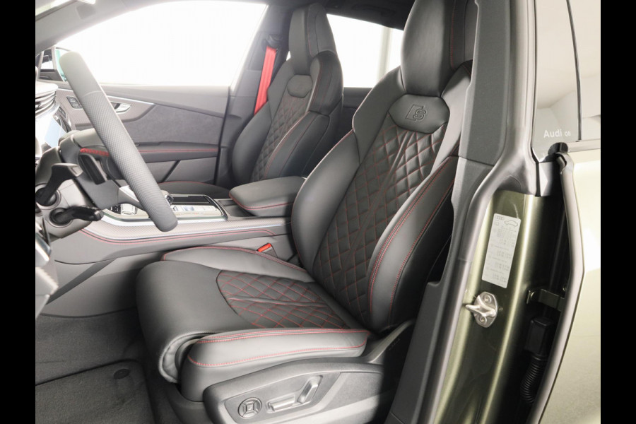 Audi Q8 60 TFSI e quattro Pro Line S Competition 490pk | Panoramadak | HUD | 4 wielbesturing | Stoel ventilatie en massage | Verlengde garantie | 23 inch Lichtmetalen velgen