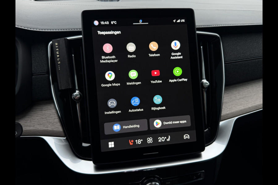 Volvo XC90 2.0 T8 Ultra Dark | Pano | Trekhaak | Bowers&Wilkins | Memory | 360 camera | Head Up | Plug-in hybrid AWD