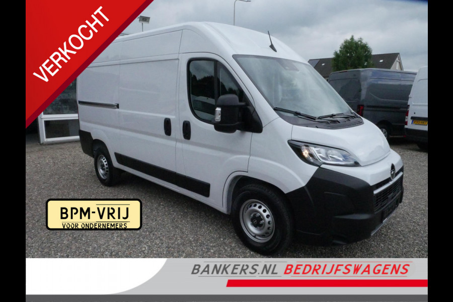 Opel Movano 2.2D 140PK, L2H2, 3.5t, Airco, Automaat, direct uit voorraad leverbaar, Nieuw BPM vrij