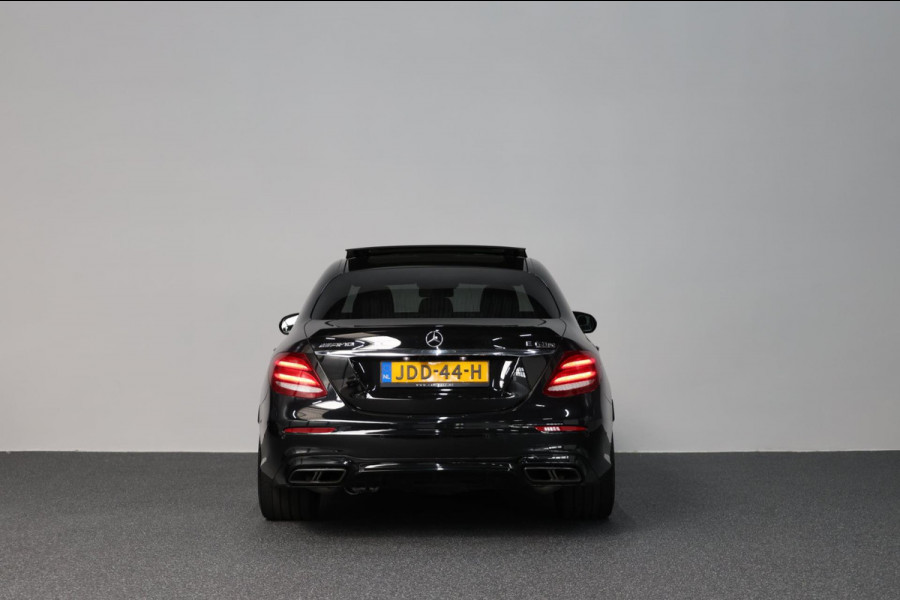 Mercedes-Benz E-Klasse AMG 63 S 4MATIC+ 612+PK LED/VIRTUAL/SFEER/LUCHT/PANO/LEER+S.VERWARMING/360/ACC/ECC/12 MDN GARANTIE!
